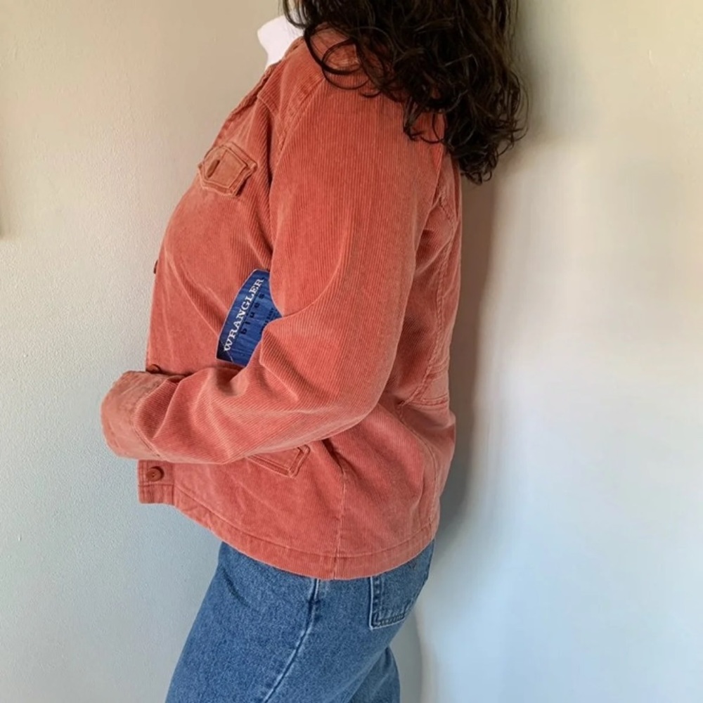 NEW Vintage Y2K Corduroy Cord Boho Wrangler Jacket - Picture 4 of 10